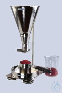 Apparatus for the determination of bulk density, 200 ml, DIN ISO 9136-1 The bulk density tester...